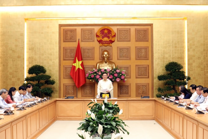 Quang cảnh cuộc họp của Ban chỉ đạo. Ảnh: VGP