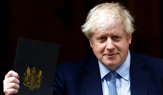 Thủ tướng Anh Boris Johnson. Ảnh: Reuters
