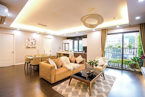 Căn hộ 3 phòng ngủ được thiết kế sang trọng tại Imperia Sky Garden