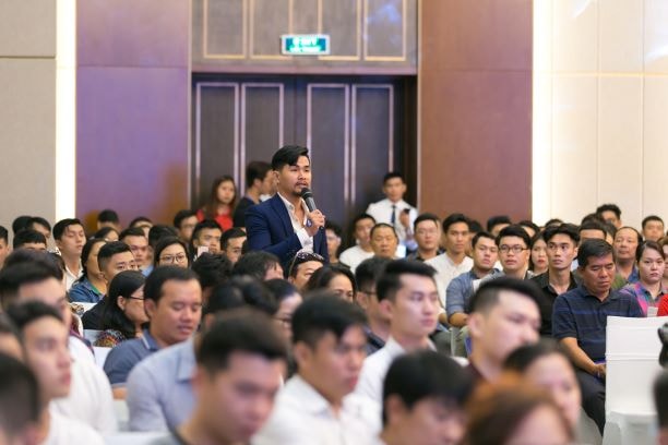 Anh Trúc – Giám đốc điều hành một doanh nghiệp đến tham dự sự kiện.