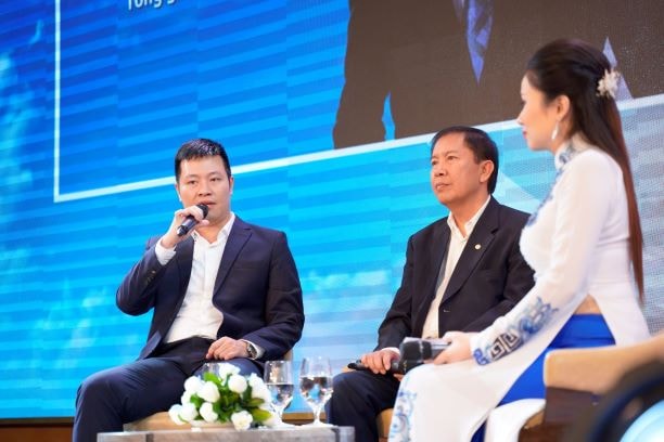 Ông Hoàng Nhật Trường – Giám đốc Khai thác bay và huấn luyện Vinpearl Air chia sẻ tại sự kiện.