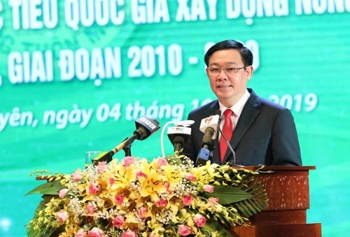 Phó Thủ tướng Vương Đình Huệ, Trưởng Ban Chỉ đạo các chương trình mục tiêu quốc gia phát biểu tại Hội nghị. Ảnh: VGP
