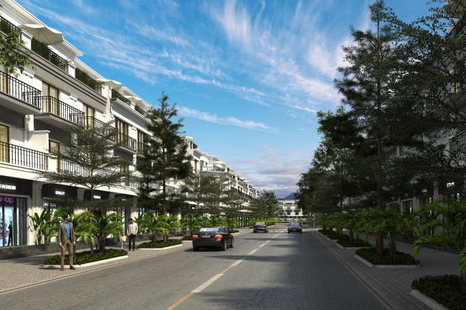 Sản phẩm shophouse tại FLC Olympia Lao Cai.