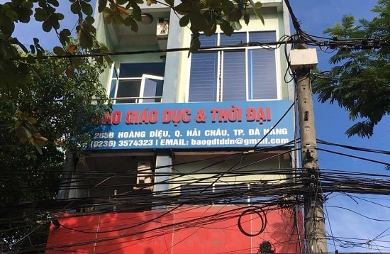 Văn phòng thường trú của báo GD&TĐ tại Đà Nẵng.