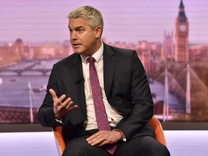 Bộ trưởng Brexit của Anh, Stephen Barclay. Ảnh: BBC