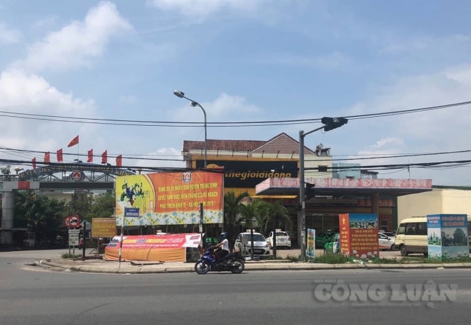 Khu vực cây xăng mà trước đó Công ty Thăng Bình kinh doanh.