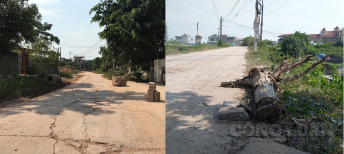 Đường xá hư hỏng, mặt đường bê tông nứt toác do hoạt động của xe quá khổ, quá tải; người dân khu dân cư Bích Động, Lôi Động bất đắc dĩ phải chuẩn bị những cục bê tông, cây gỗ để chặn đường xe chạy; yêu cầu chủ mỏ phải có trách nhiệm tưới đường, tu sửa đường xá nhưng các doanh nghiệp dưa nhau không thực hiện.