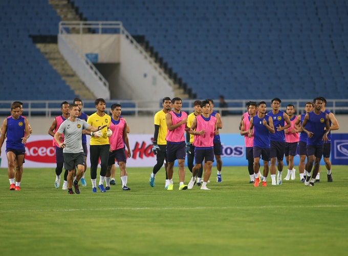 Đội tuyển Malaysia đã mạnh hơn thời điểm thua Việt Nam tại AFF Cup 2018. Ảnh: Hoàng Dương