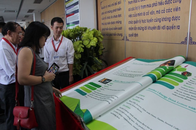 Khách tham quan “tài sản trí tuệ” của Tân Hiệp Phát sau 25 năm hình thành và phát triển.