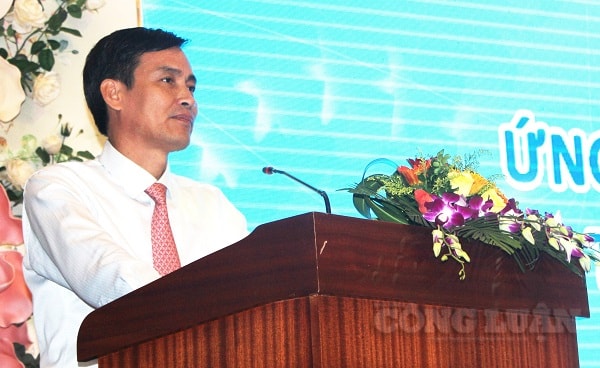 Thứ trưởng Bộ TN&MT - Trần Quý Kiên phát biểu tại Hội nghị.