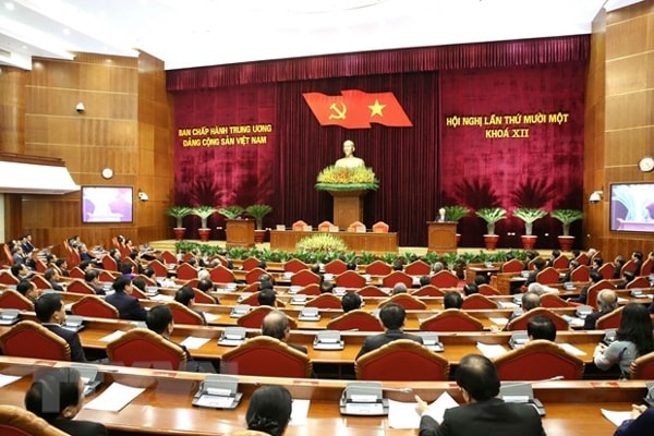 Quang cảnh lễ bế mạc hội nghị. Ảnh: TTXVN