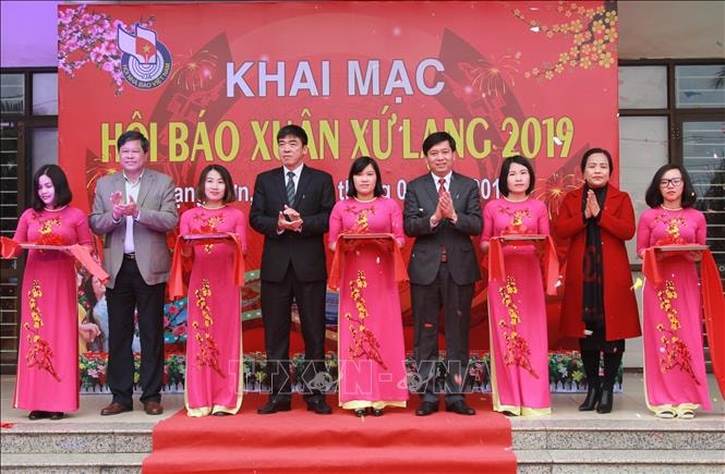 Hội Báo Xuân xứ Lạng 2019. Ảnh: TTXVN