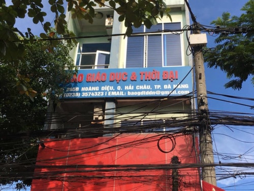 Trụ sở Văn phòng đại diện của Báo GD&TĐ tại Đà Nẵng.