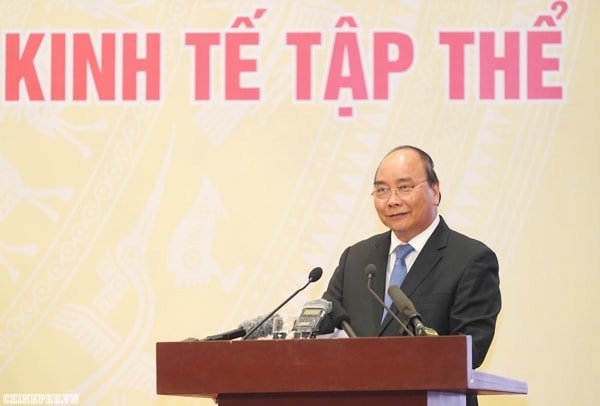 Thủ tướng Nguyễn Xuân Phúc phát biểu tại Hội nghị. Ảnh: VGP