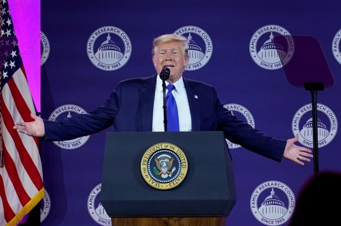 Tổng thống Mỹ Donald Trump. Ảnh: Reuters