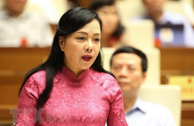 Bộ trưởng Bộ Y tế Nguyễn Thị Kim Tiến.