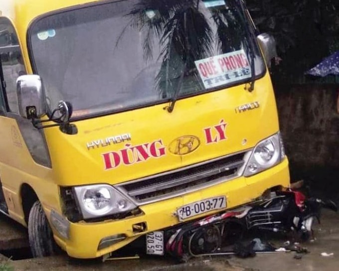Hiện trường vụ tai nạn