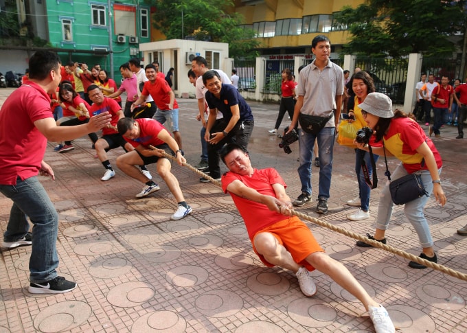 Các VĐV thể hiện tinh thần thi đấu chuyên nghiệp, hết mình trong từng môn thi. Ảnh: Sơn Hải