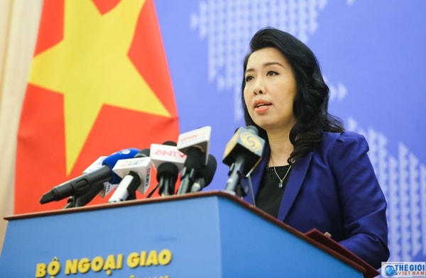 Người phát ngôn Bộ Ngoại giao Lê Thị Thu Hằng. Ảnh: TG&VN