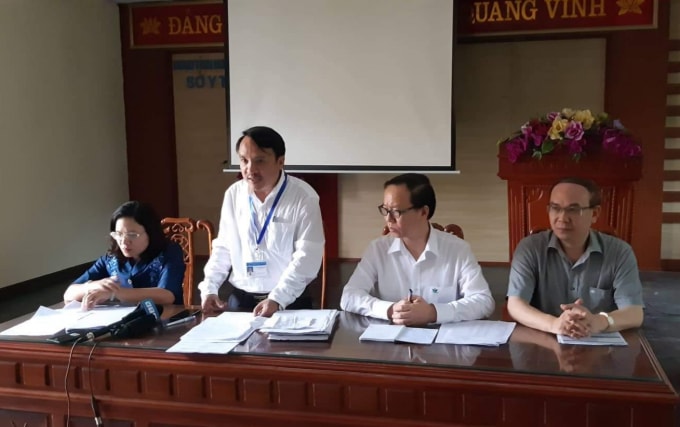 Sở Y tế Nghệ An thông tin đến báo chí kết quả ban đầu vụ việc 2 cháu bé song sinh tử vong.