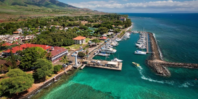 Bến tàu xinh đẹp của Hawaii.