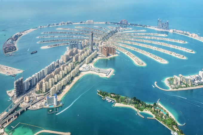 Đảo nhân tạo Dubai được mệnh danh là kỳ quan thứ 8 thế giới.