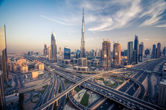Toàn cảnh Dubai.