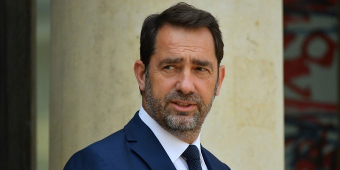 Bộ trưởng Nội vụ Pháp Christophe Castaner. Ảnh: FRANCE 2