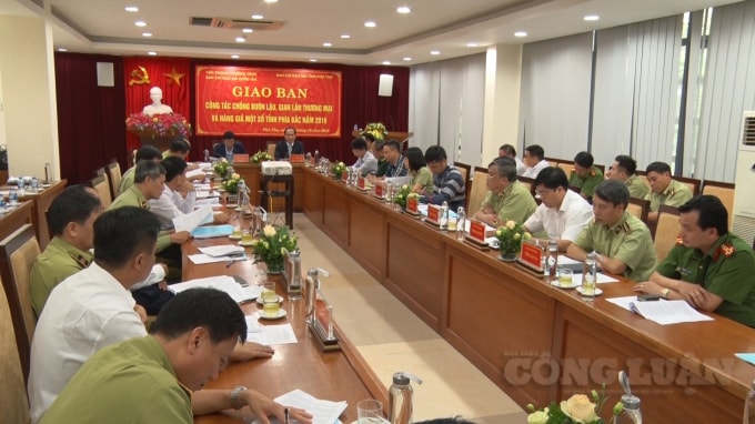 Giao ban công tác chống buôn lậu, gian lận thương mại và hàng giả 14 tỉnh, thành phía Bắc.