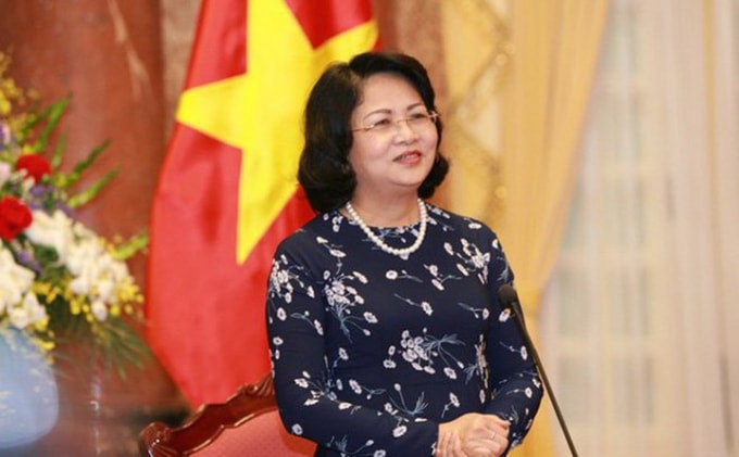 Phó Chủ tịch nước Đặng Thị Ngọc Thịnh.