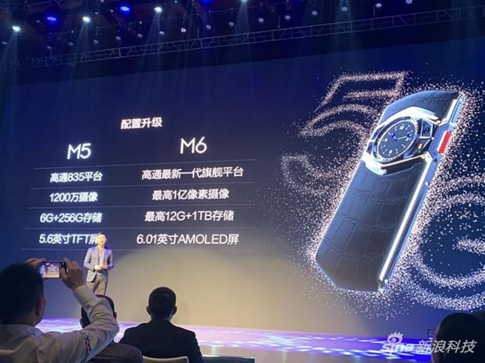 8848 trình làng một chiếc điện thoại mới có tên Titanium M6 5G
