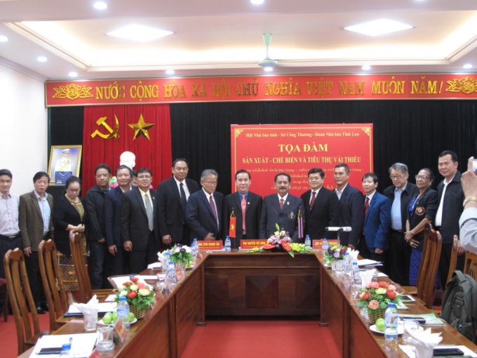 Hội Nhà báo, Sở Công thương tỉnh Bắc Giang và Đoàn đại biểu Hội Nhà báo Thái Lan tọa đàm: “Sản xuất và tiêu thụ vải thiều”