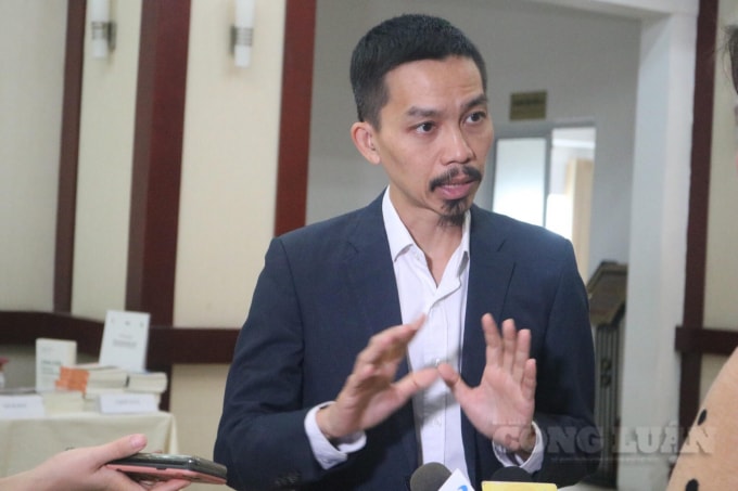 PGS. TS Nguyễn Đức Thành đại diện cơ quan điều phối liên mình nông nghiệp, Viện trưởng Viện nghiên cứu và chính sách. Ảnh: An Khang
