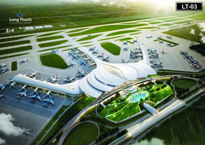 Phối cảnh dự án sân bay Long Thành.