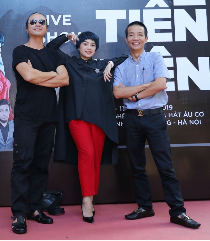 Nhạc sĩ Lê Minh Sơn, ca sĩ Ngọc Khuê sẽ là người hỗ trợ đắc lực cho liveshow của Nguyễn Vĩnh Tiến. Ảnh: BTC