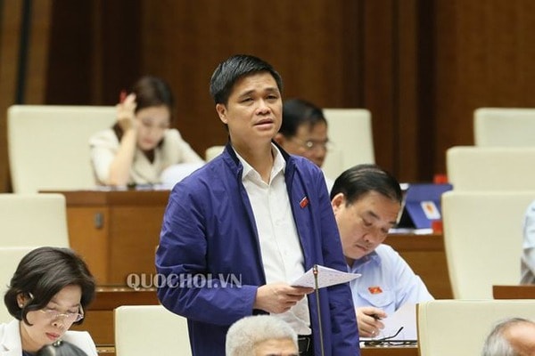 Đại biểu Ngọ Duy Hiểu phát biểu tại hội trường. Ảnh: quochoi.vn