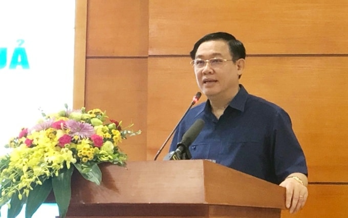 Phó Thủ tướng Vương Đình Huệ phát biểu tại Tọa đàm mô hình sắp xếp, đổi mới, nâng cao hiệu quả hoạt động của công ty nông, lâm nghiệp ngày 21/8/2019.