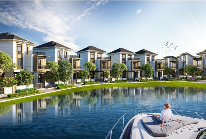 Aqua City dành 70% diện tích cho không gian xanh và tiện ích nội khu.