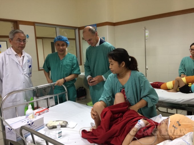 Sức khỏe cháu P. hiện nay đã ổn định.