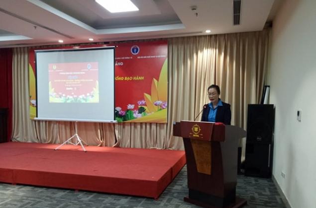 PGS. Phạm Thanh Bình - Chủ tịch Công đoàn Y tế Việt Nam. Ảnh: Lương Minh