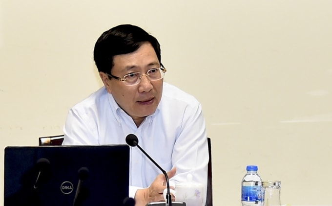 Phó Thủ tướng, Bộ trưởng Ngoại giao Phạm Bình Minh. Ảnh: TG&VN