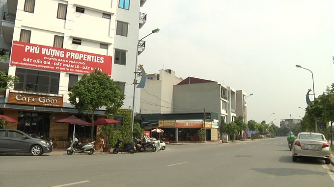 Giá nhà phố tại các quận, huyện ngoại thành Hà Nội đang tăng cao (Ảnh Thủy Tiên)