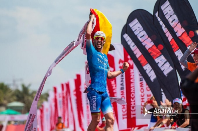 Patrick Lange giành chiến thắng tại Ironman 70.3 Đà Nẵng 2019.