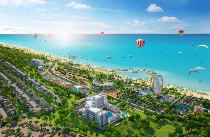 Tổ hợp du lịch nghỉ dưỡng giải trí NovaWorld Phan Thiết.