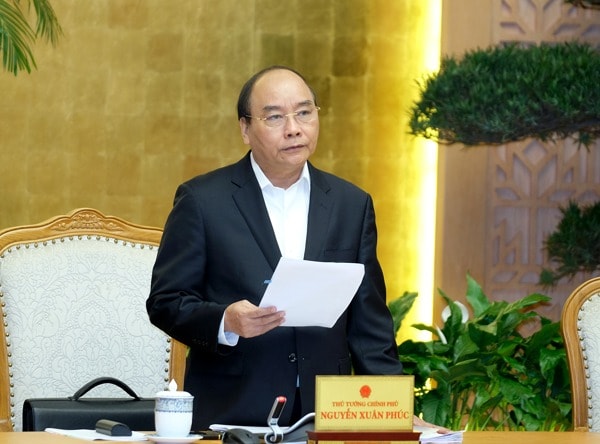 Thủ tướng Chính phủ Nguyễn Xuân Phúc. Ảnh: VGP