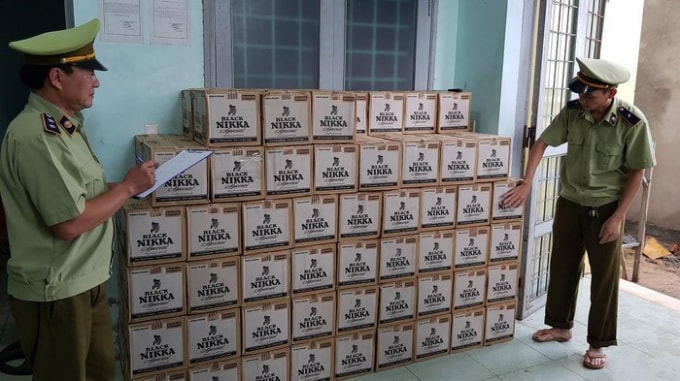 Hơn 3.000 chai rượu nhập ngoại không có giấy tờ hợp lệ