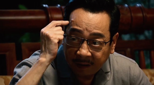 NSND Hoàng Dũng thừa nhận đây là vai diễn mà ông phải bỏ nhiều công sức và thực sự là một vai diễn khiến ông tâm đắc. Ảnh: vtv.vn