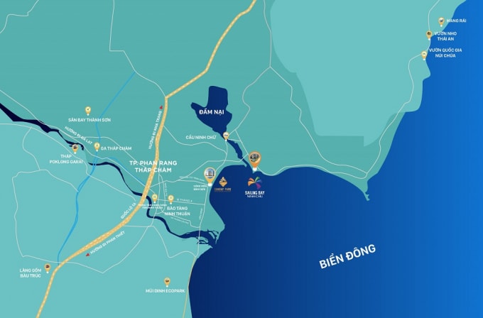 Sailing Bay Ninh Chữ có vị trí đáng giá bậc nhất.