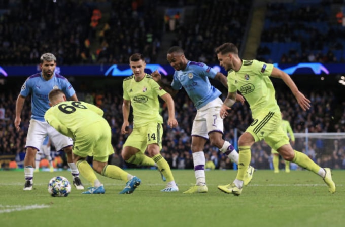 Man City có cơ hội lớn giành vé vượt qua vòng bảng sớm khi chỉ gặp đối thủ Atalanta. Ảnh: Getty