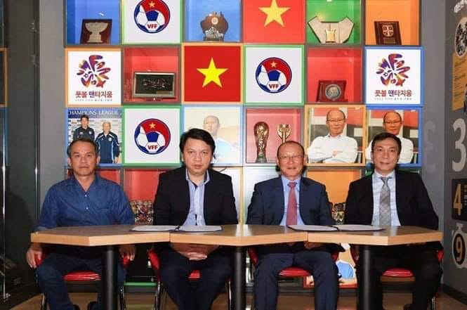 Hình ảnh ở buổi làm việc của hai bên cách đây 2 năm. Ảnh: VFF